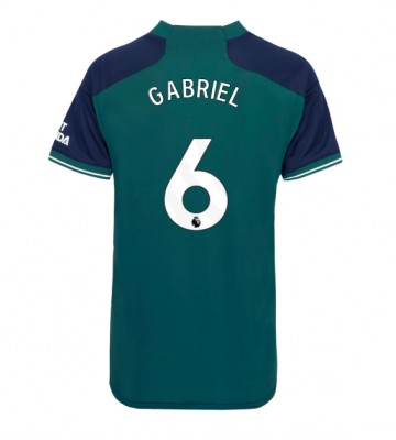 Arsenal Gabriel Magalhaes #6 Tredje Tröja Kvinnor 2023-24 Kortärmad